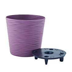 Горшок Алеана Фьюжн низкий 115090 30*28,5 см фиолетовый - фото