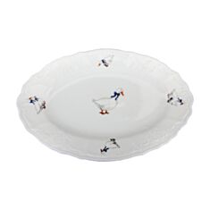 Блюдо овальне Thun bernadotte Гуси 00000005798 0011000 26 см - фото