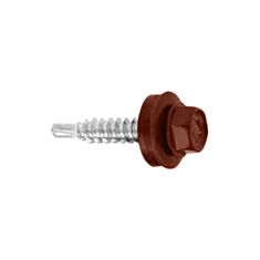 Саморез кровельный Wkret-Met RAL3009 4,8*35 мм 250 шт красно-коричневый - фото