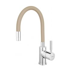 Смеситель для кухни Ferro Zumba BZA4P бежевый - фото