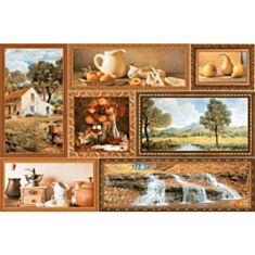 Декор Іntercerama Grani Д74031 23*35 коричневый - фото