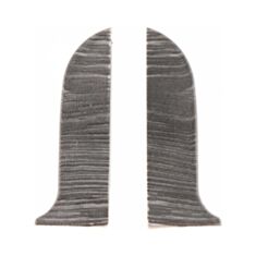 Комплект заглушек для плинтуса Salag SG56 NGTK86 86 дуб горелый - фото