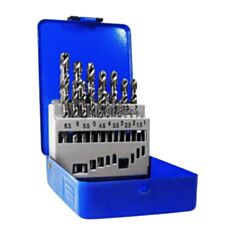 Набор сверл S&R 108849019 Co5% 1-10 мм 19 шт - фото