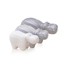 Декор Серо-бежевые бегемотики ETERNA 1500 - фото