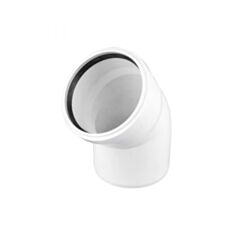 Коліно каналізаційне Valrom безшумне 45° 50 мм - фото