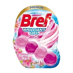Туалетный блок Bref Brilliant Gel Весенний дождь 50 г - фото
