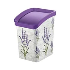 Мусорное ведро Ozer Plastic Decor OZER-D-082 11,6 л лаванда - фото