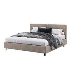 Кровать Woodsoft Elim 160*200 см Rene 4 серая - фото