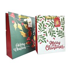 Пакет подарочный Гулливер Мerry christmas 291745-1 40 см - фото