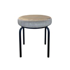 Табурет металевий Twinsann Тоффі Paris 10 сірий - фото