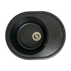 Кухонная мойка Adamant Vast 61*49,5*20 см черный-03 - фото