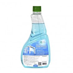 Засіб чистячий для скла та дзеркал NATA-Clean 7336056 запаска 750 мл - фото