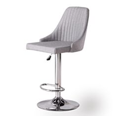 Стілець барний металевий Porto сірий - фото