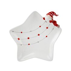 Блюдо Elisey Новогодняя звезда 4000-052 25,6 см - фото