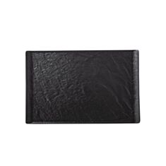 Тарелка прямоугольная Wilmax Slatestone Black 661110/А 33,5*20,5 см - фото
