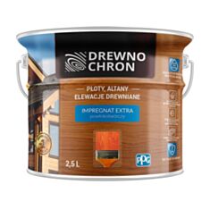 Пропитка для дерева Drewnochron Impregnat Extra плівкоутворююча кедр 2,5 л - фото