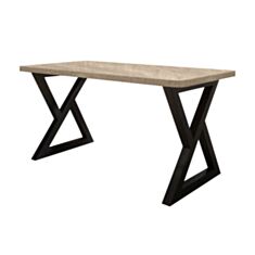 Стіл обідній Метал-Дизайн Спай 155*80 см вествуд/чорний - фото