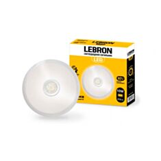 Світильник світлодіодний Lebron L-WLR-S 00-18-75 10W 4100K з датчиком руху білий - фото