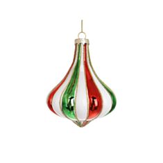 Елочная игрушка стеклянная BonaDi 108-728 10*12 см  - фото