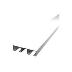 Карниз стельовий Алюпро ПАС-2260 39*9 мм 350 см білий - фото