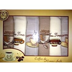 Рушник Romeo Soft Coffee (6шт) 45*70 см - фото