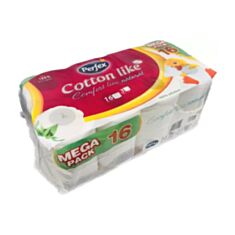 Папір туалетний Perfex cotton comfort line 16 шт - фото