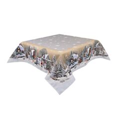 Скатерть новогодняя гобеленовая Limaso RUNNER1267-350 160*350 см - фото