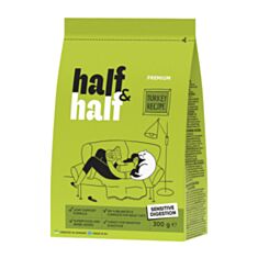 Корм для котів Half&Half з індичкою 300 г - фото