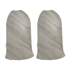 Комплект кутів зовнішніх для плінтуса ТІС 0087-ПЛГН Дуб арктика 2 шт - фото