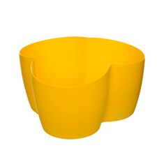 Горщик Алеана Кактусник 113053 на 3 рослини 17*9 см жовтий - фото