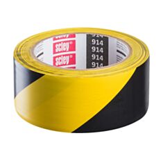 Стрічка сигнально-огороджувальна Scley 0370-143348 48 мм*33 м - фото