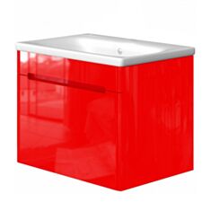 Тумба Ювента Tivoli Tv-65 без умивальника 65 см червона - фото