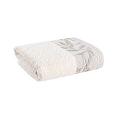 Полотенце махровое Home Line Флора 177652 400 г/м2 40*70 см кремовый - фото