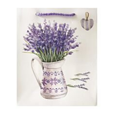 Пакет подарочный Гулливер Лаванда в кувшине 280988 18 см - фото