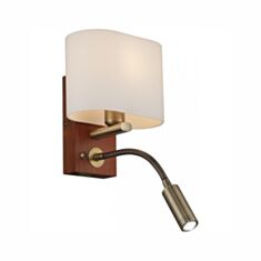 Бра Altalusse Antique brass & Walnut INL-3095W-02 - фото