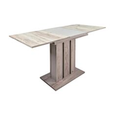 Стіл обідній розкладний Polar D/G дуб крафт сірий/глиняний сірий - фото