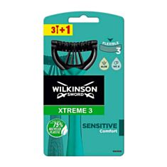 Бритва одноразова Wilkinson Xtreme3 Sensitive 3+1 шт - фото