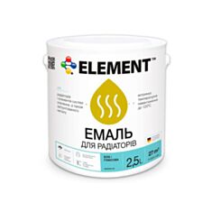 Емаль акрилова Element для радіаторів 2,5 л - фото