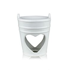 Аромалампа белая ETERNA 2414-11,5 9,5*9,5*11,5см - фото