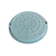 Люк каналізаційний садовий Воюс А6 полімерпіщаний 1 т зелений - фото
