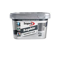 Фуга Sopro Saphir 14 2 кг бетонно-сірий - фото
