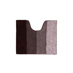 Килимок у ванну  DARIANA Стандарт 60*50 см з вирізом шоколад - фото