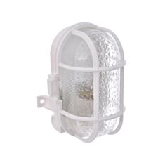 Світильник вологозахисний НББ 20У-60-022 Еліпс-1 60W IP44 овальний білий - фото