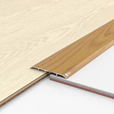 Порог алюминиевый Алюсервис ПАС -2178 скрытое крепление 78*5,5 мм 90 см рустик - фото