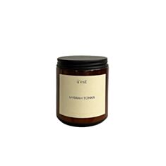 Свеча ароматическая 4'est Myrrah Tonka в стакане с крышкой 250 мл - фото