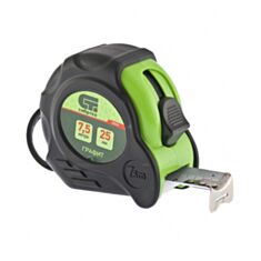 Рулетка Сібртех 32530 Графіт прогумований корпус 3 м 16 мм - фото