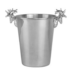 Ведро для шампанского Elisey Благородный олень 9123-001 серебряное 5 л - фото