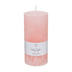 Свеча цилиндр раскрывается Candy Light С07*15/1-2.1 сомон - фото
