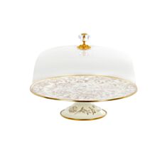 Тортовщица на ножке с крышкой Еlmani Bird 763-043 30 см - фото