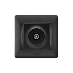 Розетка телевізійна TV VIDEX Binera VF-BNSK1TVME-BG чорний графіт - фото